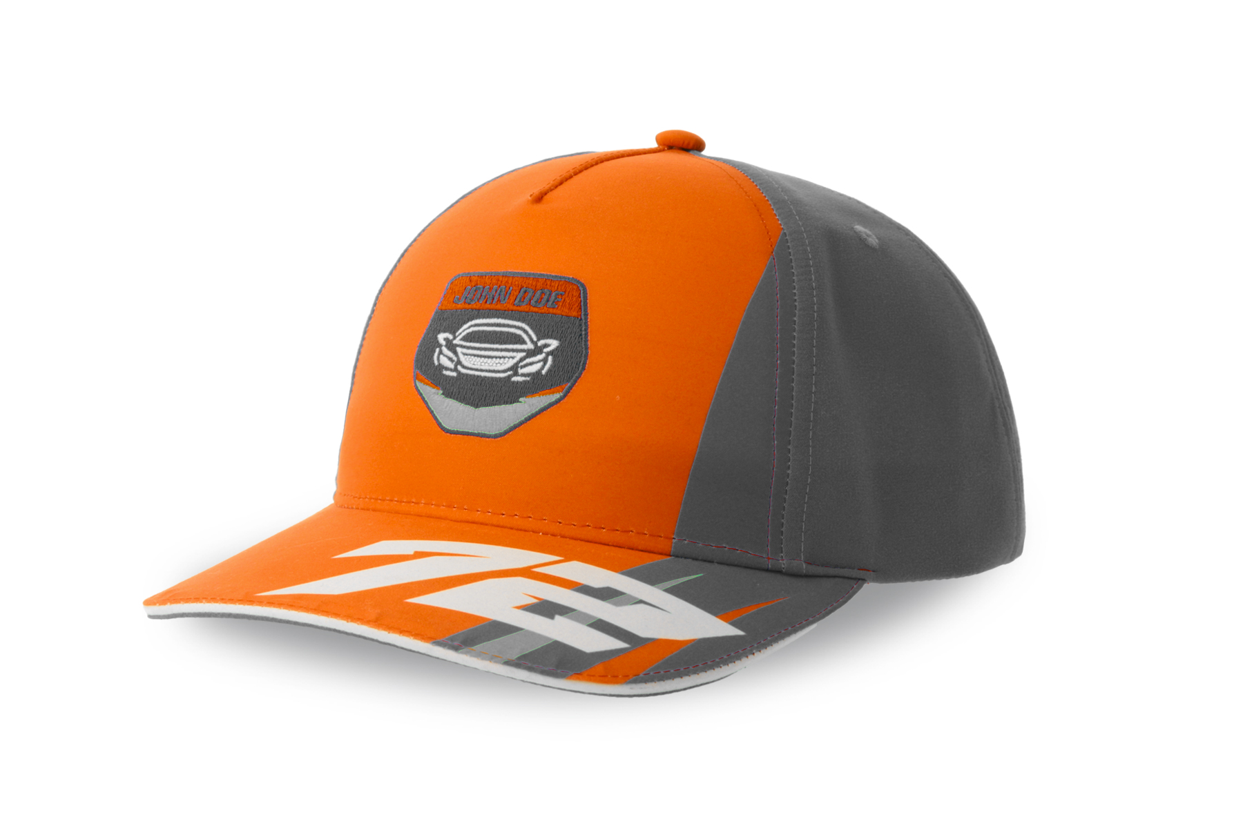 Baseballkeps 5 paneler, halvböjd skärm 2733 bild 3