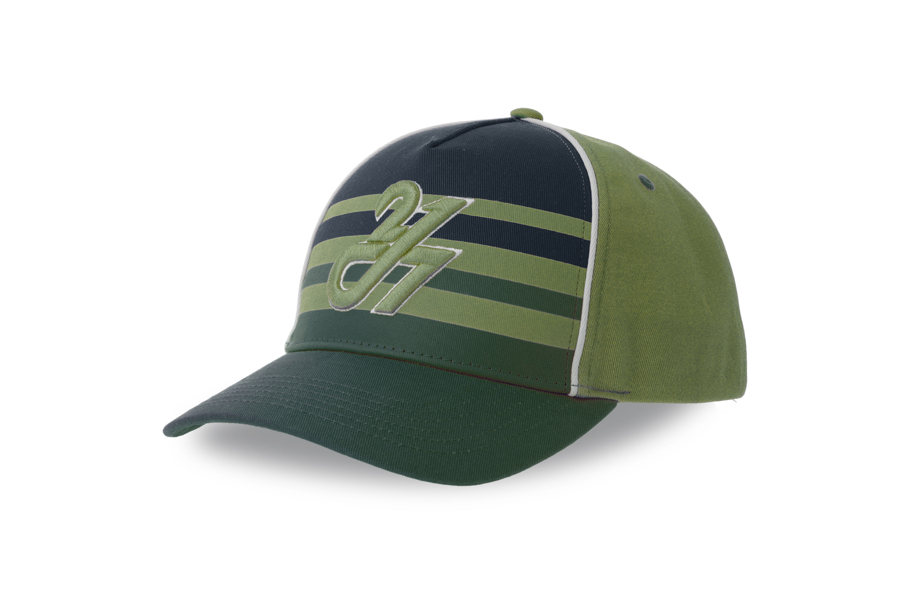 Baseballkeps 5 paneler, halvböjd skärm 2861 bild 5