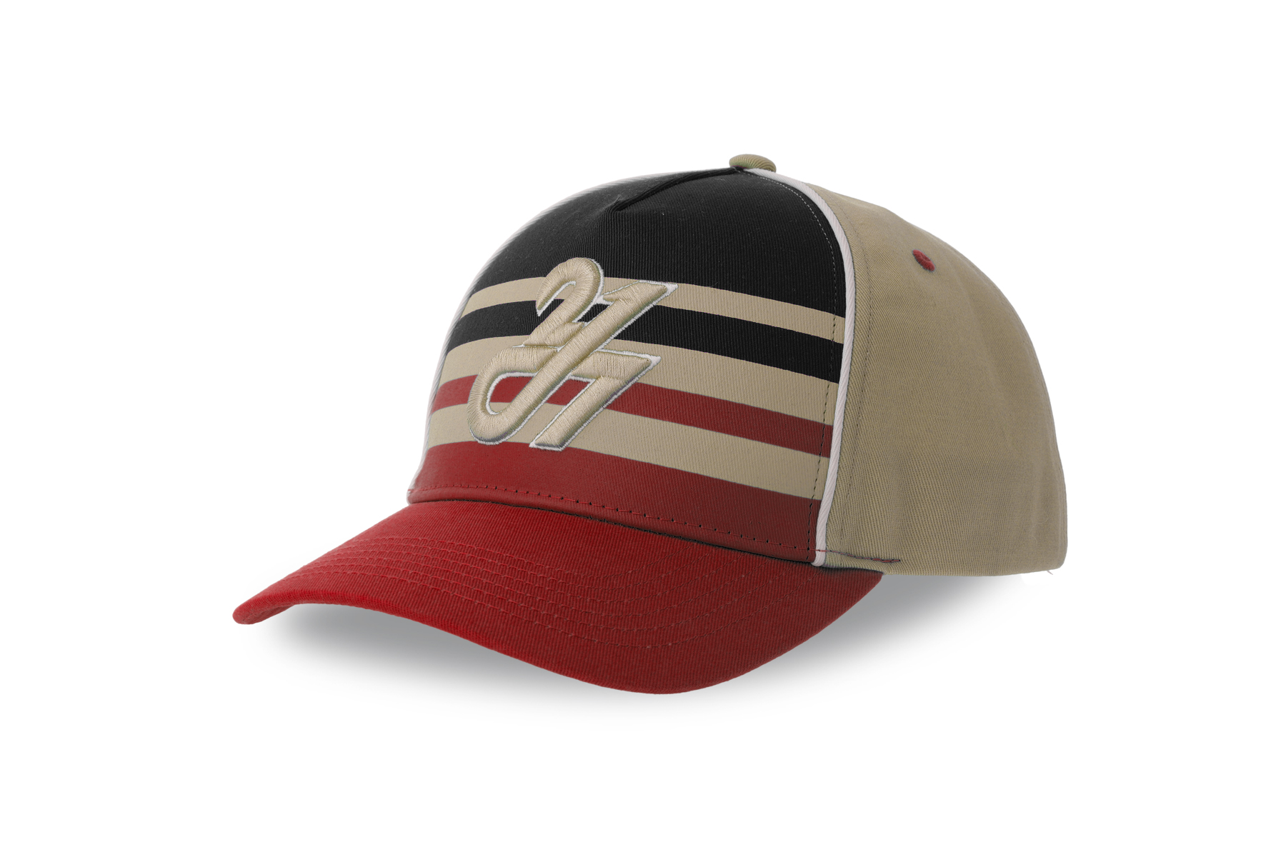Baseballkeps 5 paneler, halvböjd skärm 2861 bild 7