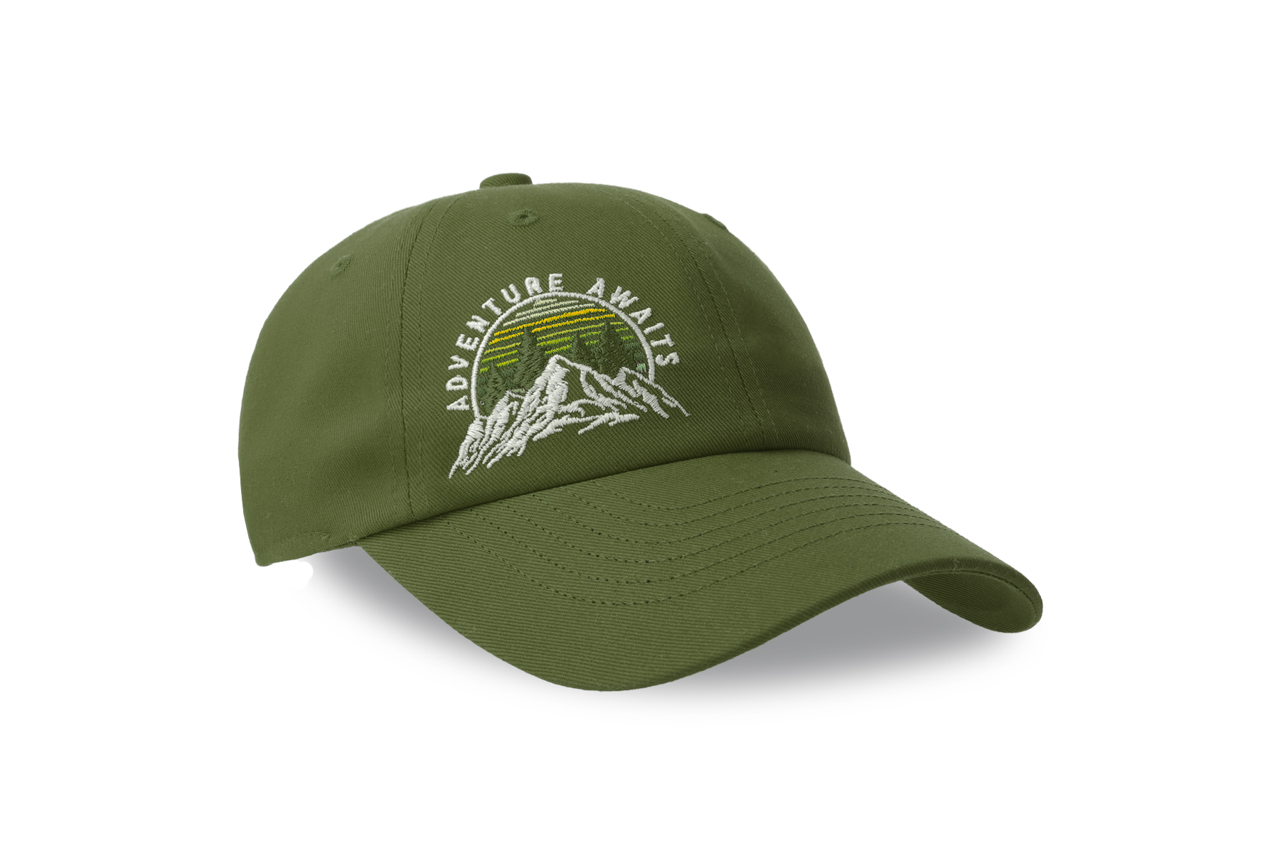 Baseballkeps 6 paneler, böjd skärm 2792 bild 6