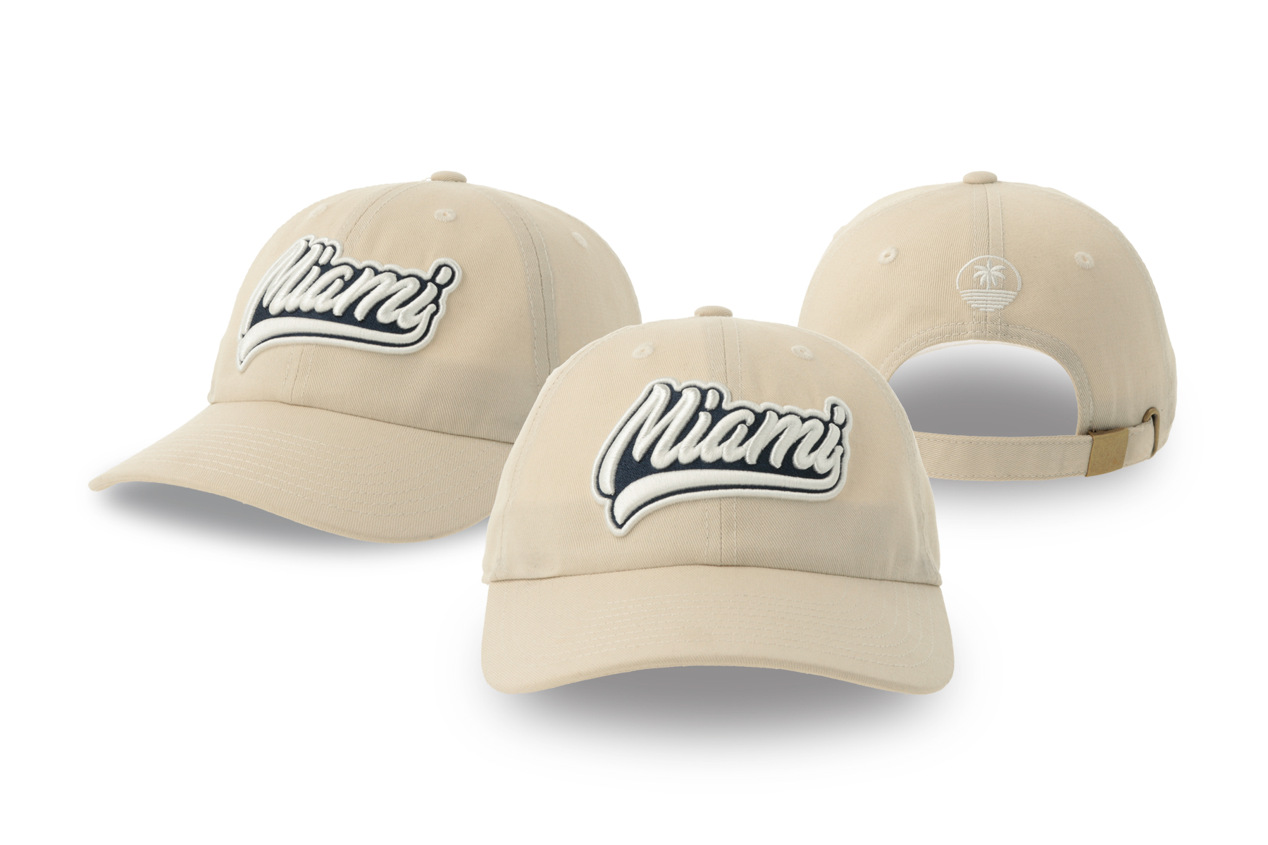 Dad hat 2745 – Fram: 3D-brodyr och platt brodyr