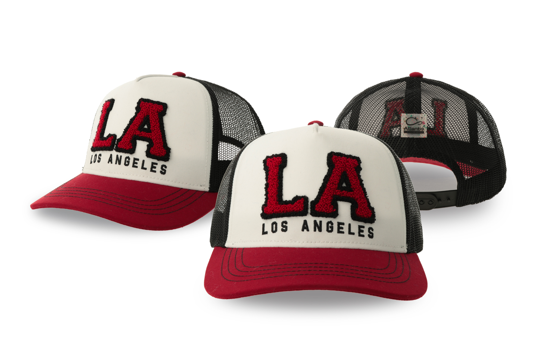 Snapback-keps i canvas 2710 – Fram: frottébrodyr och platt brodyr